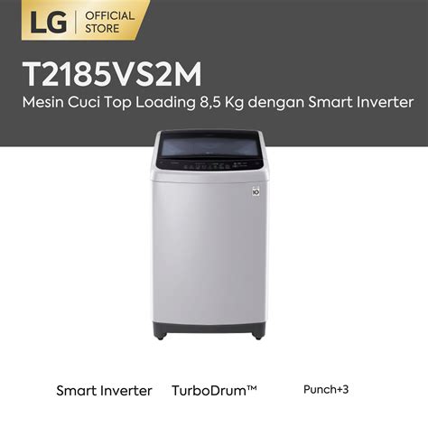 Lg Mesin Cuci Tabung Kg Top Loading Smart Inverter Motor Lg