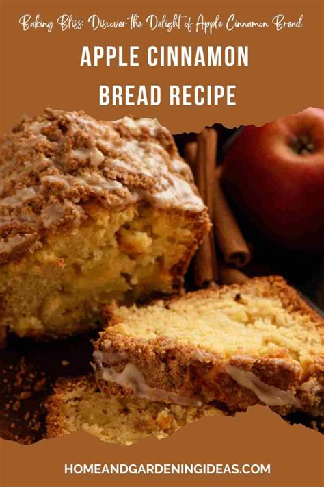 Apple Cinnamon Bread Recipe Home And Gardening Ideas