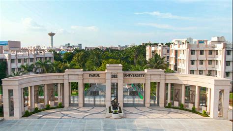 parul university ranked  top  private universities  india