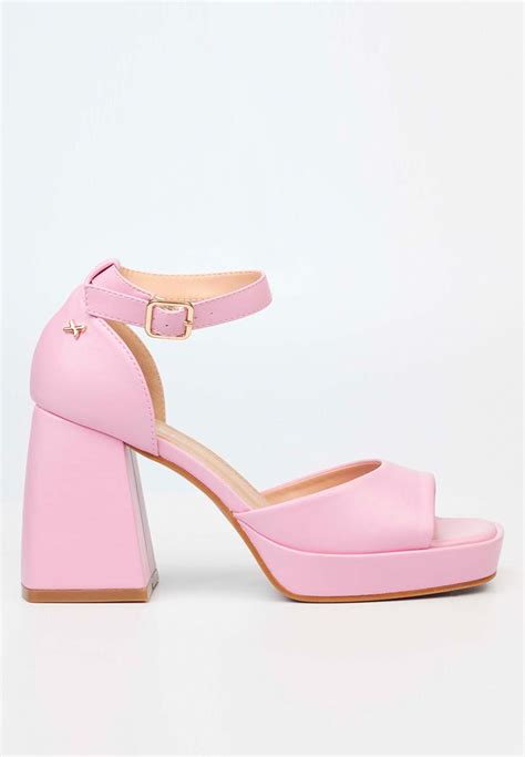 Naked Block Heel Pink Rock Co Heels Superbalist