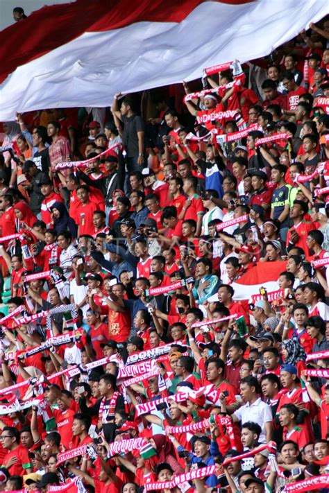 Suporter Timnas Indonesia Antara Foto