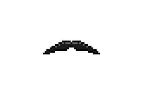 Moustache Pixel Art Graphic Clipart Graphic by Muhammad Rizky Klinsman ...