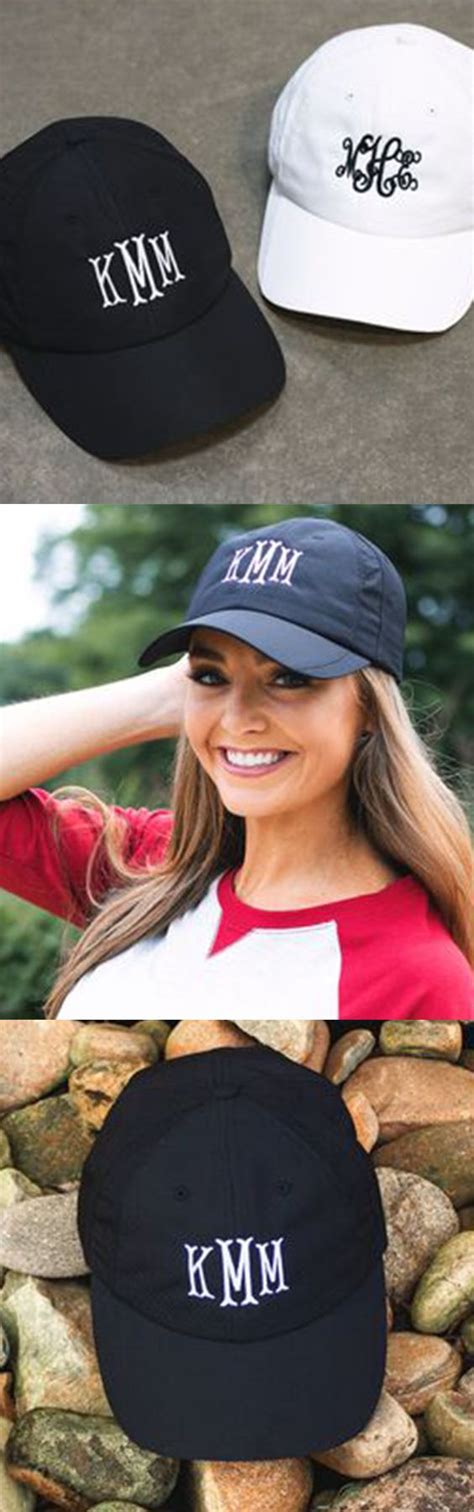 Monogrammed Performance Baseball Hat Personalized Headwear