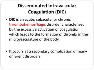 Hemorrhagic diathesis 2