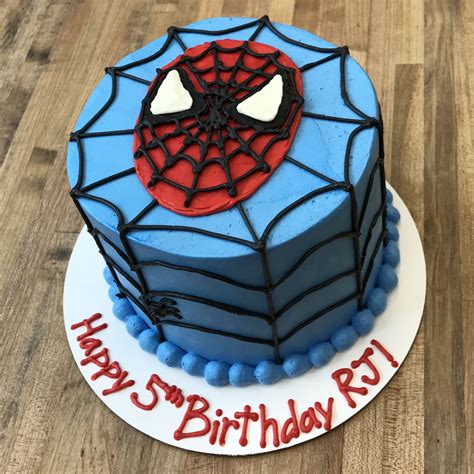 Spiderman Cake Ideas With Butter Icing Emiko Halverson