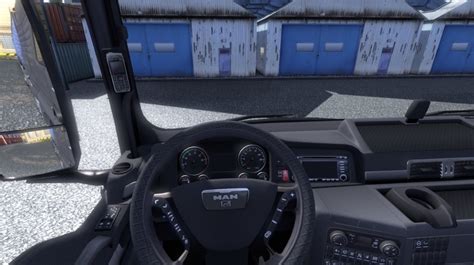 Скачать ETS 2 "Steering Wheel Cover v.2 /цветные чехлы на руль" - Геймплей
