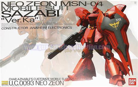 Master Grade Sazabi Ver Ka Price And Release Date