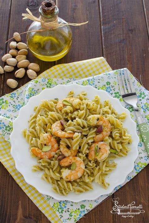 Pasta Gamberi E Pistacchi Con Pesto Cremoso Facile E Veloce