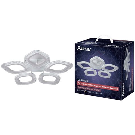 Люстра светодиодная 65W Ritter LOSANGA 52925 9 с пультом ДУ 444809 ...