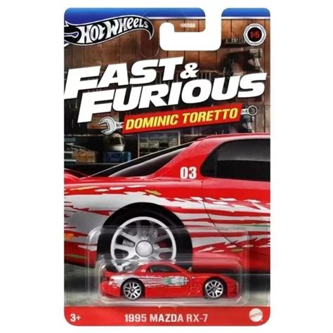 Машинка коллекционная Mattel Hot Wheels HNR Fast Furious Dominic Toretto Mazda