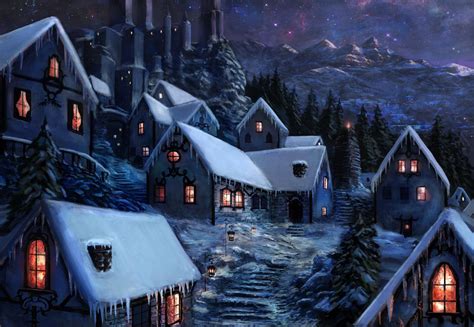 winter village by MBato on DeviantArt