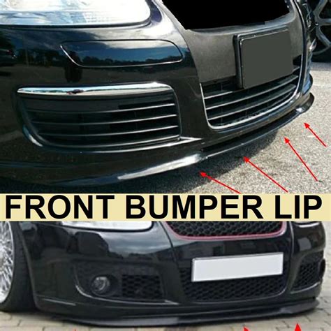 For Vw Volkswagen Golf Gti R Jetta Mk Cupra Front Bumper Lip