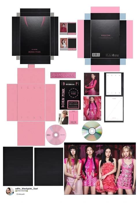 Blackpink Born Pink Mini Lbum Pink Ver Manualidades