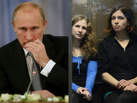 Vladimir Putin If Pussy Riot Had Not Broken The Law They Would Be At Home Doing Their