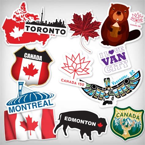 Custom Canada Stickers | Top Quality