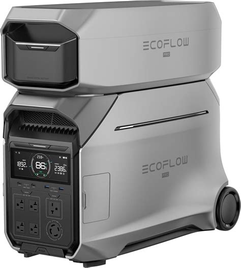 Ef Ecoflow 8kwh Portable Power Station Delta Pro 3 With Extra Battery 120240v