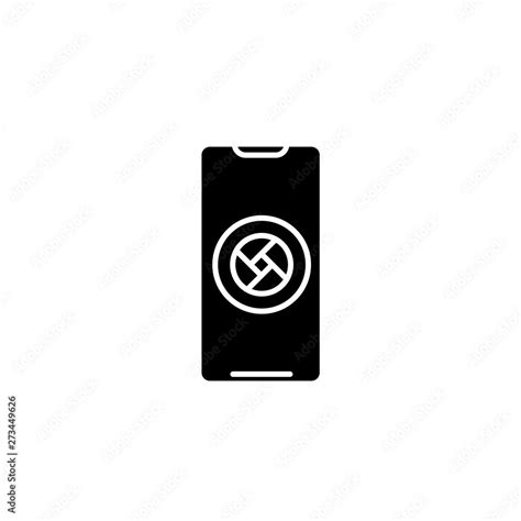 Mobile Camera Interface Template Background Screen Of Smartphone With