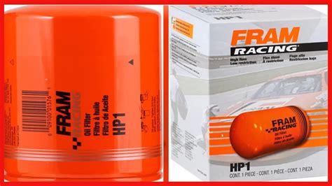 Great Product FRAM HP1 High Performance Spin On Oil Filter YouTube