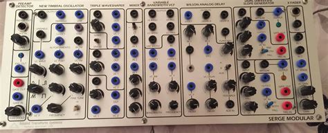 Matrixsynth Serge Sts Animate Shop Panel Modular Synthesizer With Wad