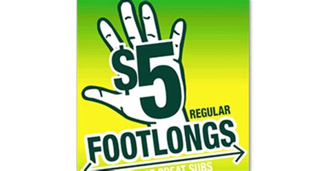 Say Good-bye to Subway’s $5 Footlong