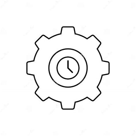 Production Vector Icon Efficiency Illustration Sign Operational