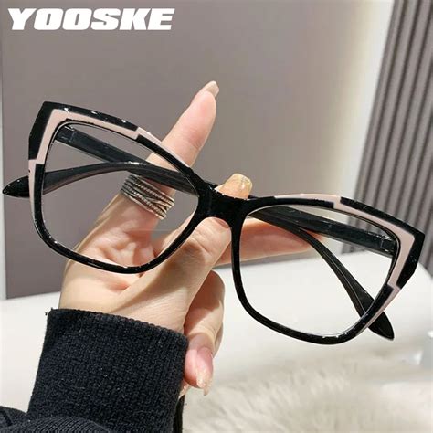 YOOSKE Anti Blue Light Glasses 2024 Butterfly Frame New Men S Women S