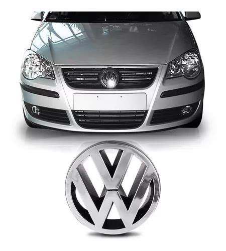 Emblema Cromado Da Grade Dianteira Volkswagen Polo MercadoLivre