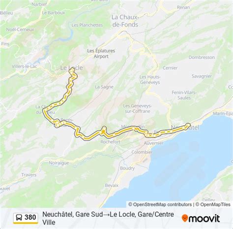 Route Schedules Stops Maps Neuch Tel Gare Sudle Locle