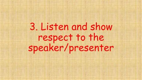 House Rules For Seminars Trainings And Workshopspptx