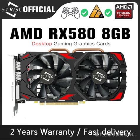 Placa de Vídeo AMD Radeon RX 580 8gb 2048SP Mingzhou GDDR5 256Bit ...