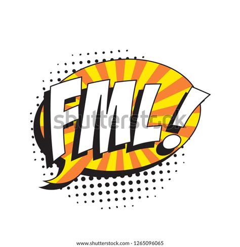 Abbreviation Fml Fuck My Life Retro Stock Vector Royalty Free