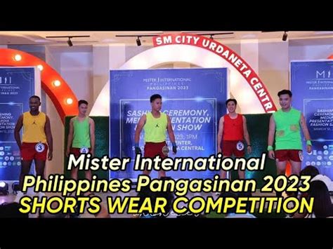 Mister International Philippines PANGASINAN 2023 Shorts Wear