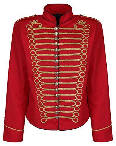 Ro Rox Herren Steampunk Napoleon Offizier Parade Jacke 50er 20er