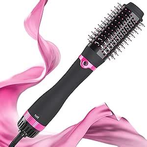 Amazon Hot Hair Blow Dryer Brush Hot Air Brush One Step Hairdryer And Styler Volumizer