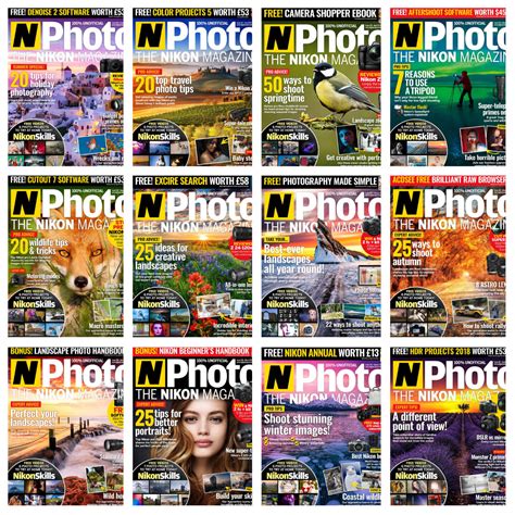 N Photo The Nikon Magazine UK 2022 Full Year Issues Collection