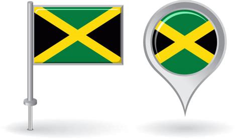 150+ Map Of Jamaica With Jamaican Flag Stock Photos, Pictures & Royalty ...