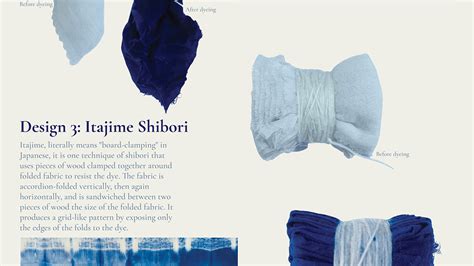 Shibori: The Japanese Art of Resist Dyeing on Behance