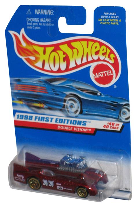 Hot Wheels First Editions Red Double Vision Toy Car Walmart