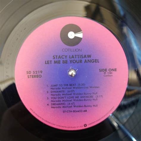 Stacy Lattisaw Let Me Be Your Angel 中古レコード通販買取のアカルレコーズ