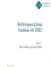 Web Development Design Foundations With HTML5 More On Links