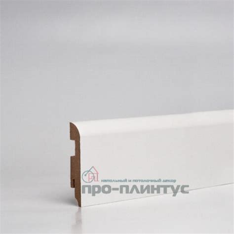 Плинтус TeckWood белый 80мм - купить в Москве недорого | Про-плинтус.ру