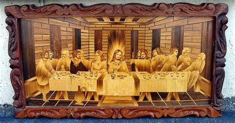 Angola Prison Wooden Folk Art/Primitive THE LAST SUPPER | #83647042