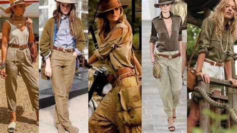 Nuevas Tendencias Moda Mujer Moda Safari Como Llevar La Ropa De