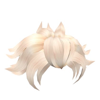 Anime Messy Blonde Hairstyle Roblox