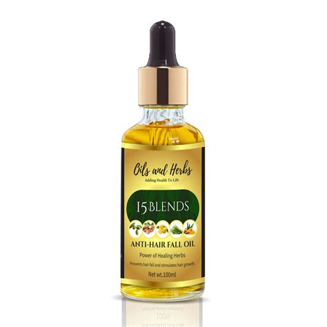 15 BLENDS ANTI HAIR FALL OIL - Oils and Herbs UK