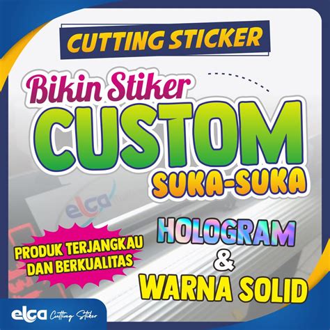 Jual Stiker Custom Untuk Usaha Stiker Gerobak Stiker Kaca Stiker