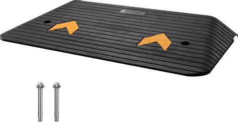 Brandclub Vevor Upgraded Rubber Threshold Ramp 3 Rise Door Ramp