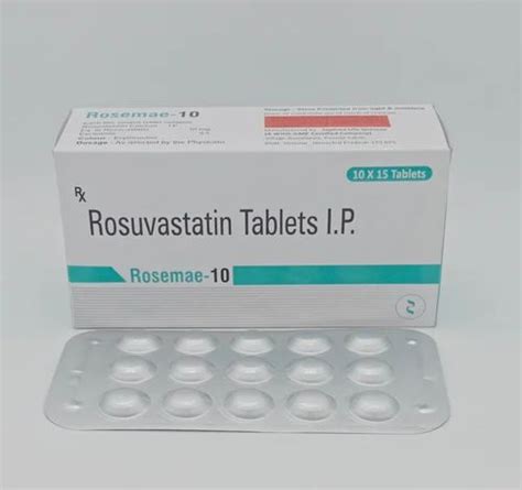 Rosuvastatin Calcium 10 Mg Tablets Ip At 1490 Box Rosuvastatin