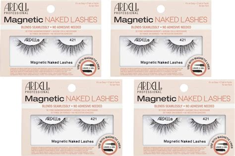 Amazon Ardell Naked Lashes 420 Natural Volume Lightweight Black Strip Lashes With DUO