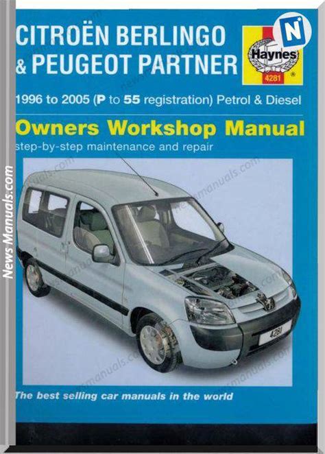 Citroen Berlingo Peugeot Partner Repair Manual